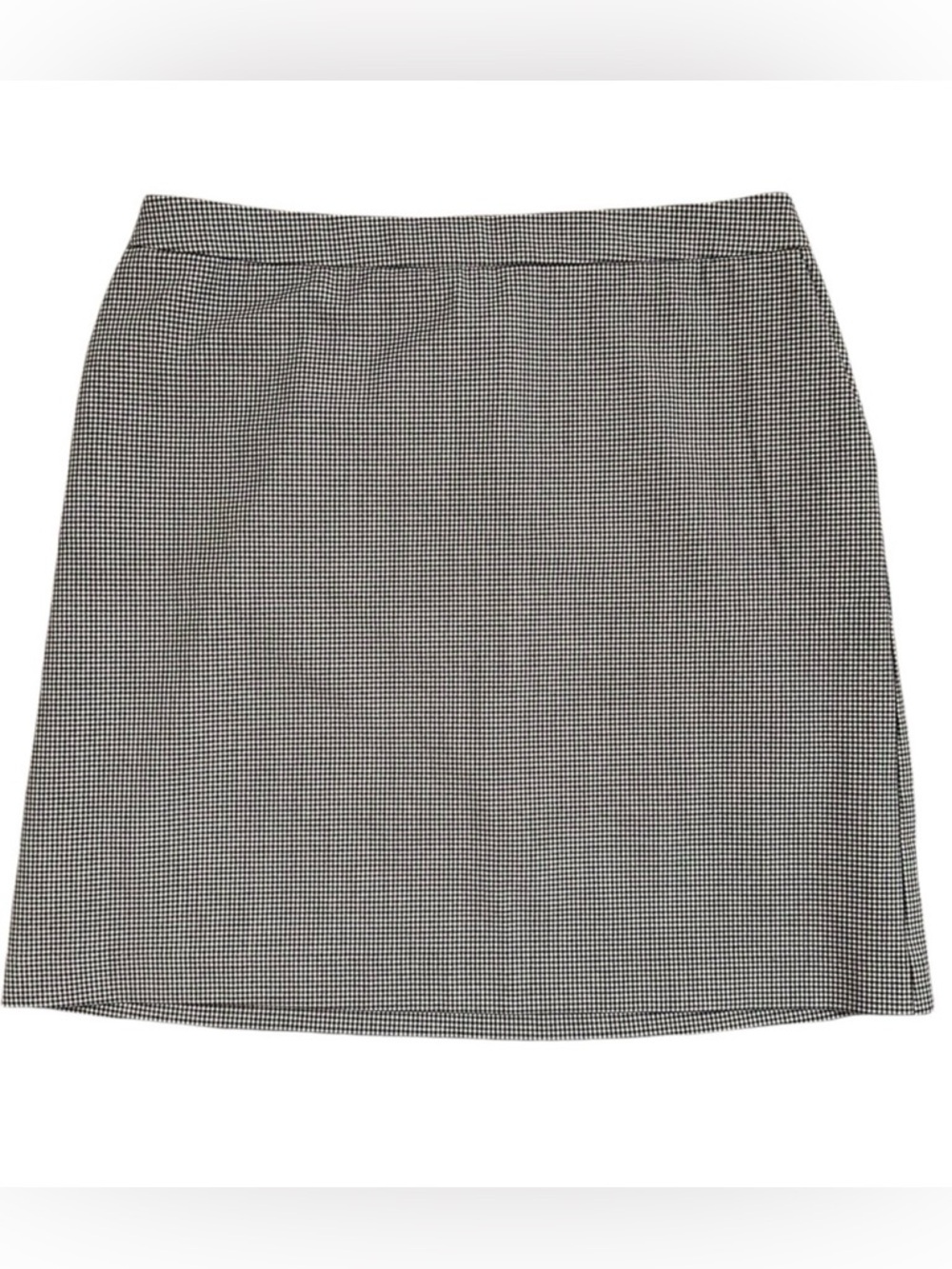 Rachel Zoe Womens Midi Skirt Black White Check Print Lined Pockets Boho Chic Sz6